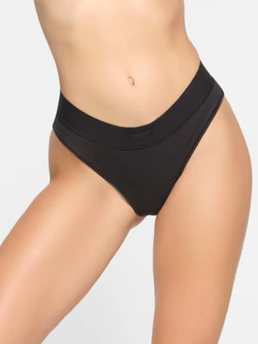 NWT Skims Cotton Ribbed Mid Rise Brief Womens size XL